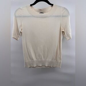 Talbots Knitted T-Shirt Cream Small